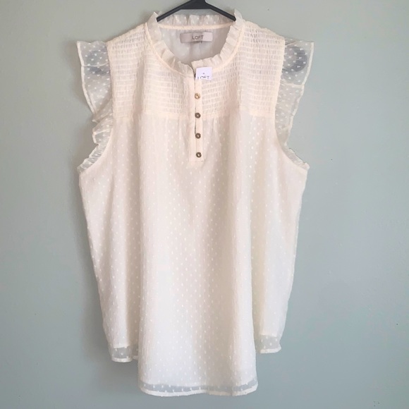 LOFT Sweet Pea Top NWT - Picture 2 of 10